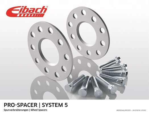 Eibach S90-6-10-007 00-05 NEON PAIR OF 10MM THICK PRO-SPACERS SILVER main image 1